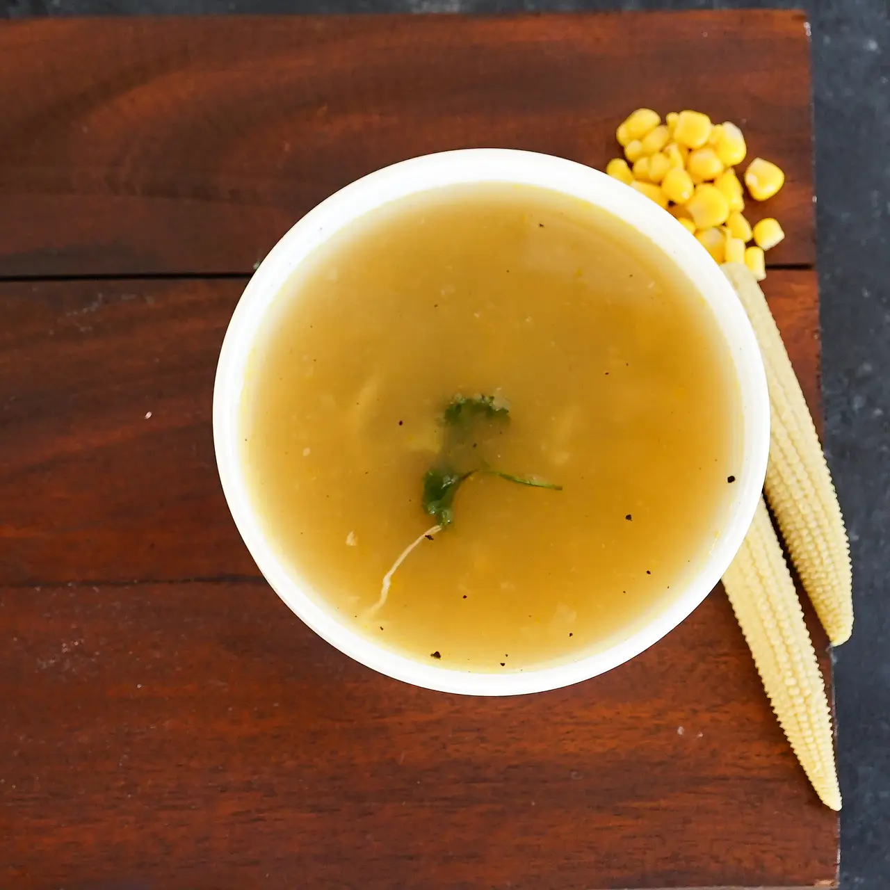 Chicken and sweet corn soup