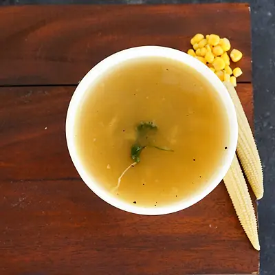 Chicken and sweet corn soup
